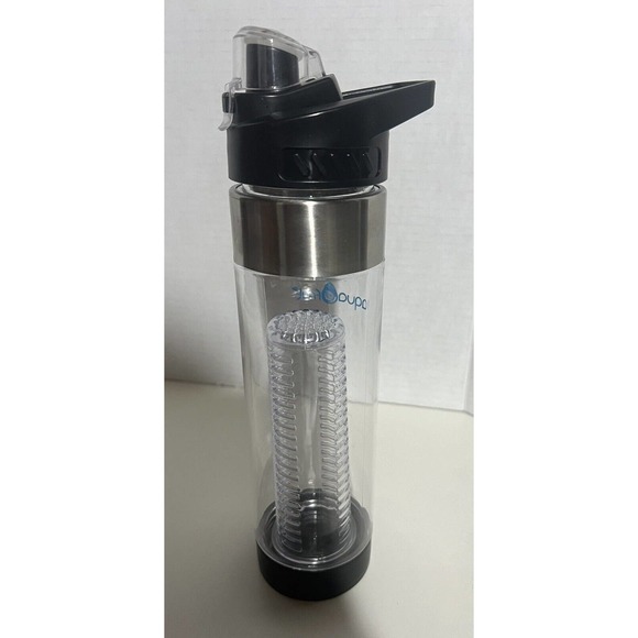 AQUA‎ FRUT Fruit Infuser Water Bottle Clear BPA Free - Picture 2 of 2